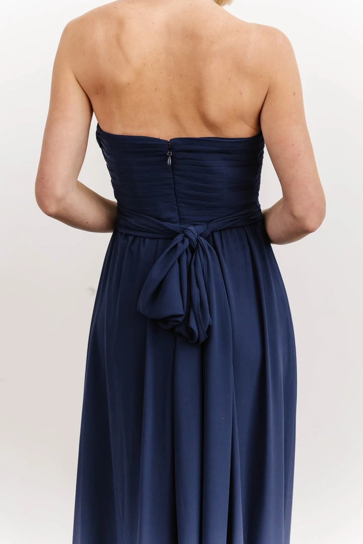 SL Ruth Strapless Convertible Gown | Navy Dresses 12 SL Ruth Strapless Convertible Gown | Navy Dresses