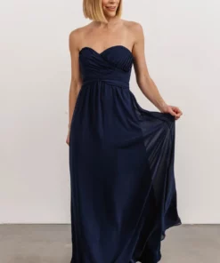 SL Ruth Strapless Convertible Gown | Navy Dresses 22 SL Ruth Strapless Convertible Gown | Navy Dresses