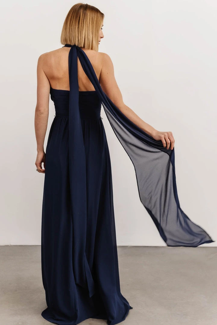 SL Ruth Strapless Convertible Gown | Navy Dresses 6 SL Ruth Strapless Convertible Gown | Navy Dresses