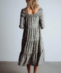 HAY Dresses Sammie Midi Dress | Sage Floral 8 HAY Dresses Sammie Midi Dress | Sage Floral