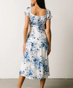 IBS Sandy Midi Dress | Blue + White Floral 15 IBS Sandy Midi Dress | Blue + White Floral