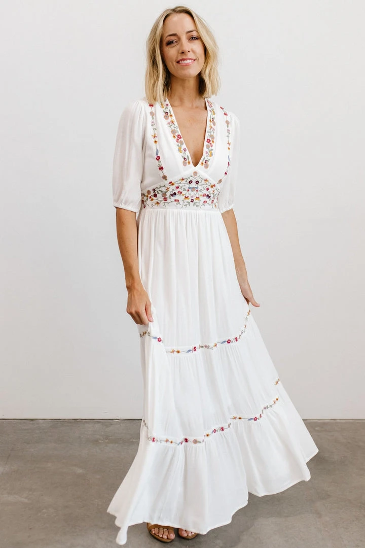 IL Santa Fe Embroidered Dress | White Dresses 4 IL Santa Fe Embroidered Dress | White Dresses