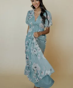 BB Custom Santorini Maxi Dress | Blue Floral Dresses 19 BB Custom Santorini Maxi Dress | Blue Floral Dresses