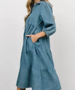 POL Sari Babydoll Dress | Chambray Dresses 17 POL Sari Babydoll Dress | Chambray Dresses