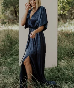 BB Custom Savannah Print Kimono Maxi | Navy Dresses 15 BB Custom Savannah Print Kimono Maxi | Navy Dresses