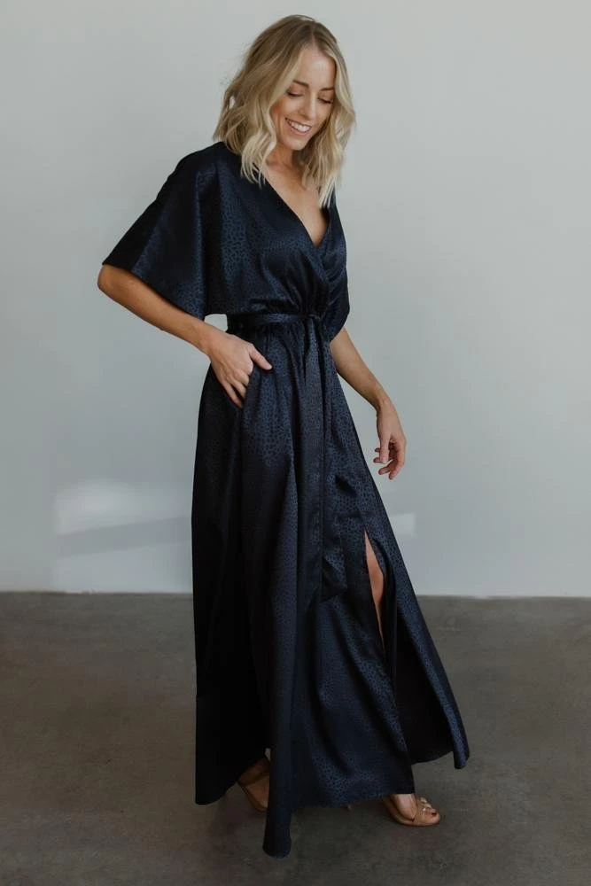 BB Custom Savannah Print Kimono Maxi | Navy Dresses 8 BB Custom Savannah Print Kimono Maxi | Navy Dresses