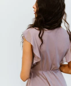 Soi Dresses Saya Wrap Maxi Dress | Dusty Lilac