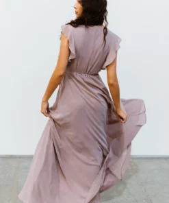 Soi Dresses Saya Wrap Maxi Dress | Dusty Lilac
