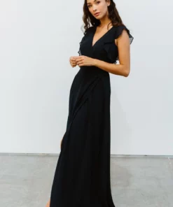 Soi Dresses Saya Wrap Maxi Dress | Navy