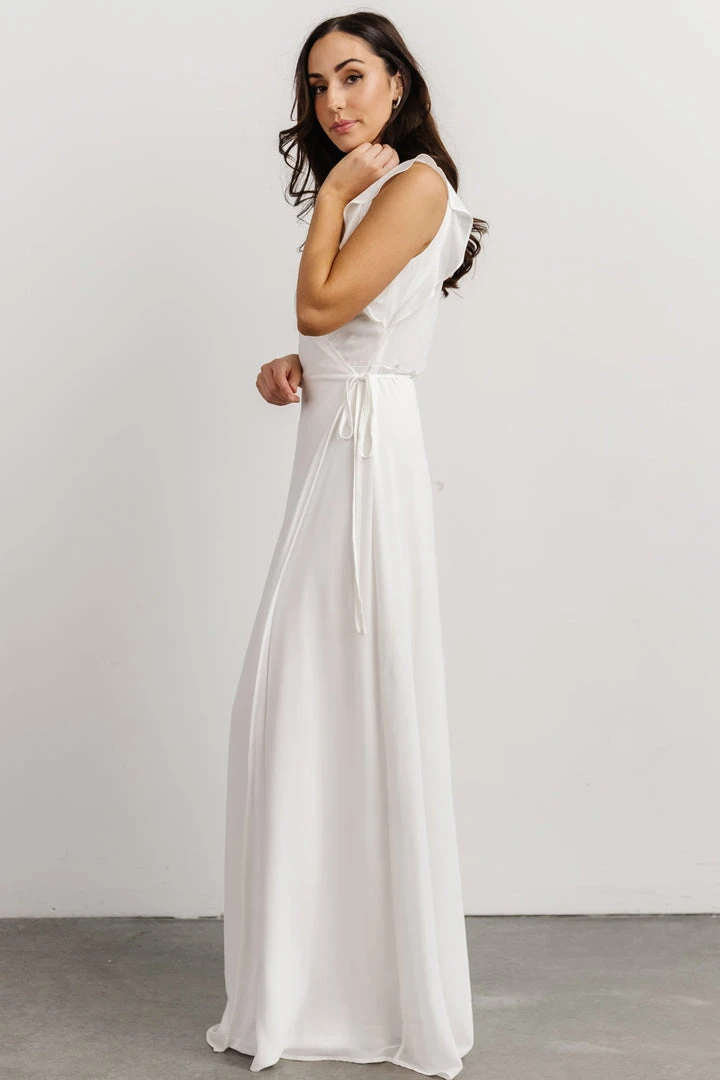 Soi Dresses Saya Wrap Maxi Dress | Off-White 5 Soi Dresses Saya Wrap Maxi Dress | Off-White