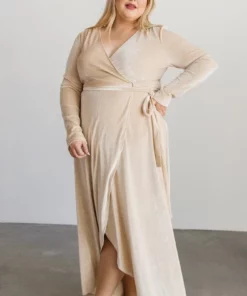 BB Custom Dresses Serena Shimmer Velvet Wrap Dress | Pearl 28 BB Custom Dresses Serena Shimmer Velvet Wrap Dress | Pearl