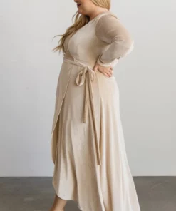 BB Custom Dresses Serena Shimmer Velvet Wrap Dress | Pearl 21 BB Custom Dresses Serena Shimmer Velvet Wrap Dress | Pearl