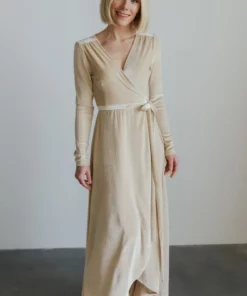 BB Custom Dresses Serena Shimmer Velvet Wrap Dress | Pearl 27 BB Custom Dresses Serena Shimmer Velvet Wrap Dress | Pearl
