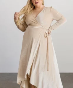 BB Custom Dresses Serena Shimmer Velvet Wrap Dress | Pearl 17 BB Custom Dresses Serena Shimmer Velvet Wrap Dress | Pearl
