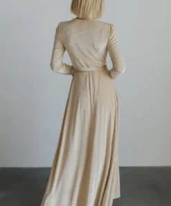 BB Custom Dresses Serena Shimmer Velvet Wrap Dress | Pearl 18 BB Custom Dresses Serena Shimmer Velvet Wrap Dress | Pearl