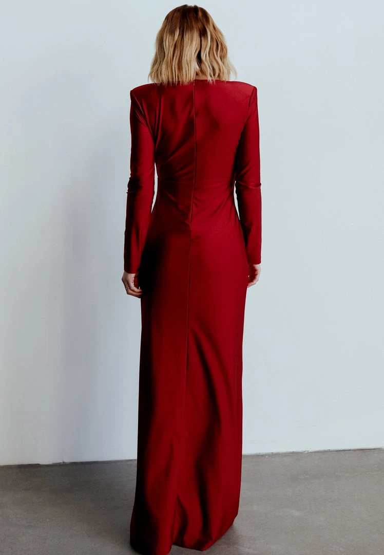 RR Dresses Seville Long Sleeve Gown | Burgundy 8 RR Dresses Seville Long Sleeve Gown | Burgundy