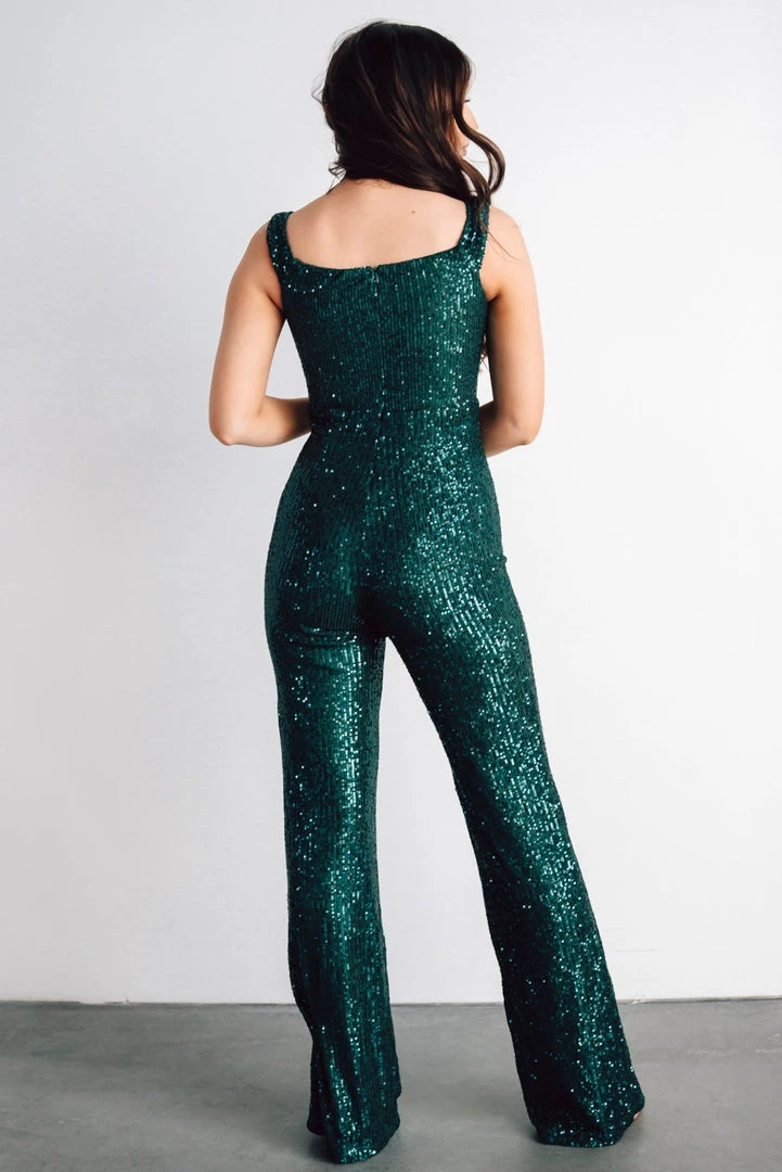 RR Sevyn Sequin Jumpsuit | Emerald Shop By Style 6 RR Sevyn Sequin Jumpsuit | Emerald Shop By Style