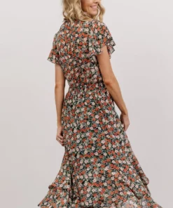 KA Shelby High-Low Dress | Black Multi Floral 7 KA Shelby High-Low Dress | Black Multi Floral