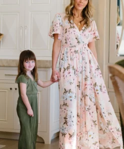 BB Custom Sicily Satin Maxi Dress | Blush Floral 12 BB Custom Sicily Satin Maxi Dress | Blush Floral