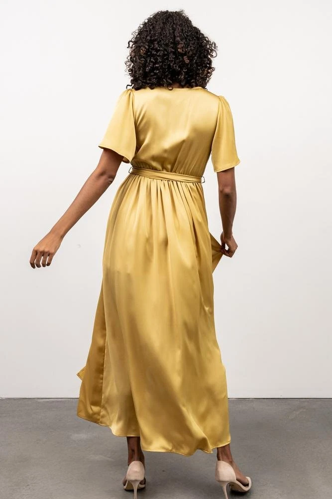 BB Custom Sicily Satin Maxi Dress | Yellow Dresses 6 BB Custom Sicily Satin Maxi Dress | Yellow Dresses
