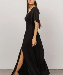 BB Custom Dresses Sierra Sweetheart Maxi Dress | Black