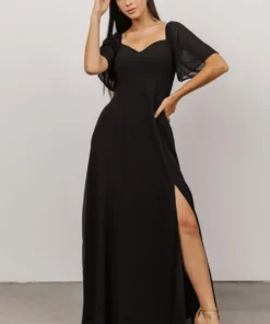 BB Custom Dresses Sierra Sweetheart Maxi Dress | Black