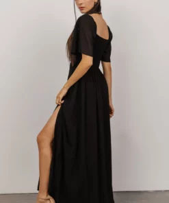 BB Custom Dresses Sierra Sweetheart Maxi Dress | Black