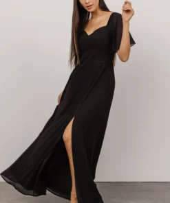 BB Custom Dresses Sierra Sweetheart Maxi Dress | Black