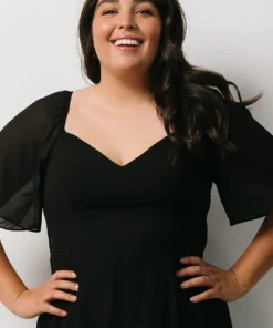 BB Custom Dresses Sierra Sweetheart Maxi Dress | Black