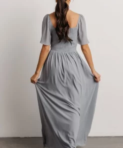 BB Custom Sierra Sweetheart Maxi Dress | Dusty Blue 13 BB Custom Sierra Sweetheart Maxi Dress | Dusty Blue