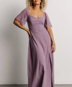 BB Custom Sierra Sweetheart Maxi Dress | Lilac
