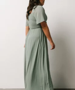 BB Custom Dresses Sierra Sweetheart Maxi Dress | Sage