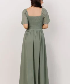 BB Custom Dresses Sierra Sweetheart Maxi Dress | Sage