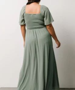 BB Custom Dresses Sierra Sweetheart Maxi Dress | Sage
