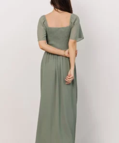 BB Custom Dresses Sierra Sweetheart Maxi Dress | Sage