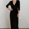 BB Custom Sofia Velvet Maxi Dress | Black Dresses