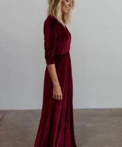 BB Custom Sofia Velvet Maxi Dress | Mulberry 15 BB Custom Sofia Velvet Maxi Dress | Mulberry