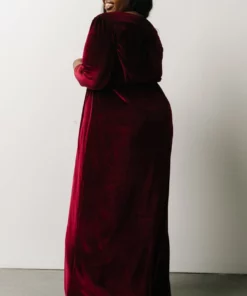 BB Custom Sofia Velvet Maxi Dress | Mulberry 20 BB Custom Sofia Velvet Maxi Dress | Mulberry