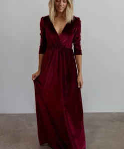 BB Custom Sofia Velvet Maxi Dress | Mulberry 13 BB Custom Sofia Velvet Maxi Dress | Mulberry