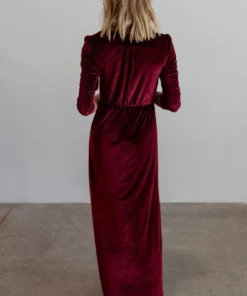 BB Custom Sofia Velvet Maxi Dress | Mulberry 14 BB Custom Sofia Velvet Maxi Dress | Mulberry