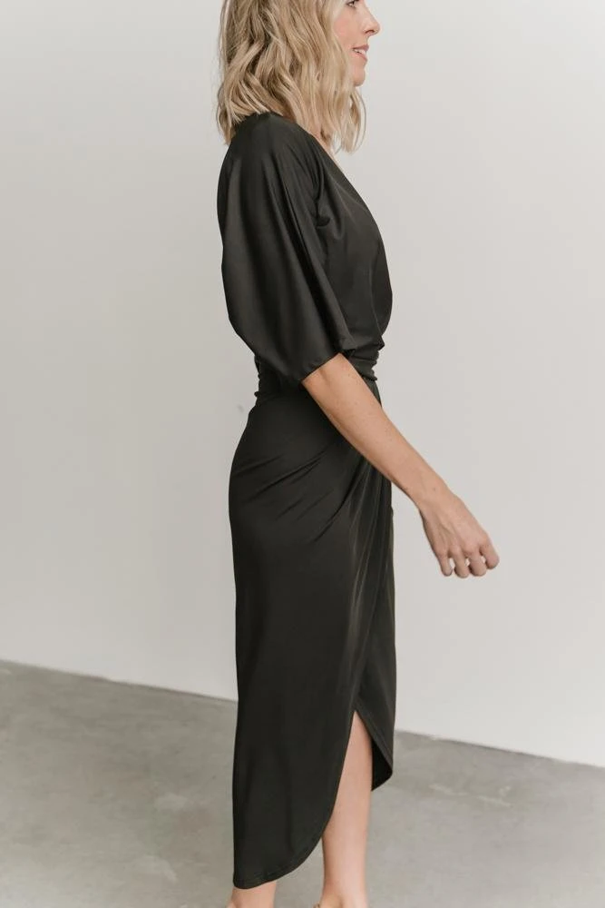 DD Solana Ruched Dress | Black Dresses 4 DD Solana Ruched Dress | Black Dresses