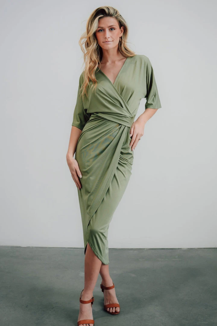 DD Dresses Solana Ruched Dress | Dusty Sage 6 DD Dresses Solana Ruched Dress | Dusty Sage