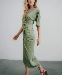 DD Dresses Solana Ruched Dress | Dusty Sage 10 DD Dresses Solana Ruched Dress | Dusty Sage