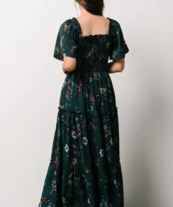 BB Custom Southampton Smocked Maxi Dress | Jade Blossom Dresses 12 BB Custom Southampton Smocked Maxi Dress | Jade Blossom Dresses