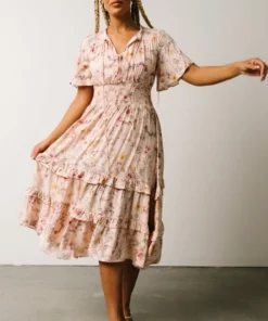 BB Custom Spell Boho Midi Dress | Blush Floral