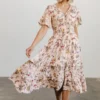 BB Custom Spell Boho Midi Dress | Blush Floral