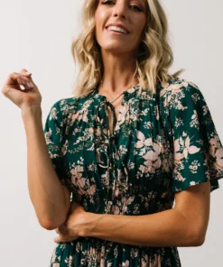 BB Custom Spell Boho Midi Dress | Topaz + Blush Floral 13 BB Custom Spell Boho Midi Dress | Topaz + Blush Floral