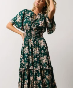 BB Custom Spell Boho Midi Dress | Topaz + Blush Floral 12 BB Custom Spell Boho Midi Dress | Topaz + Blush Floral