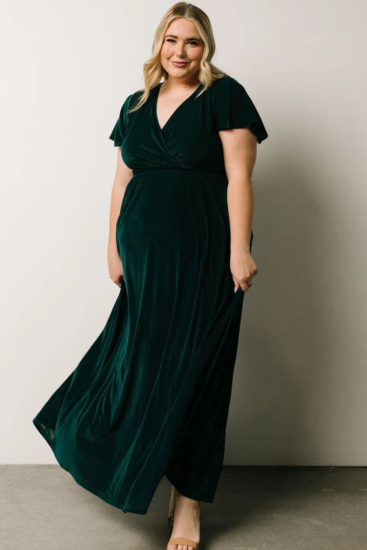 BB Custom Dresses Sulzen Velvet Maxi Dress | Deep Topaz 2 BB Custom Dresses Sulzen Velvet Maxi Dress | Deep Topaz