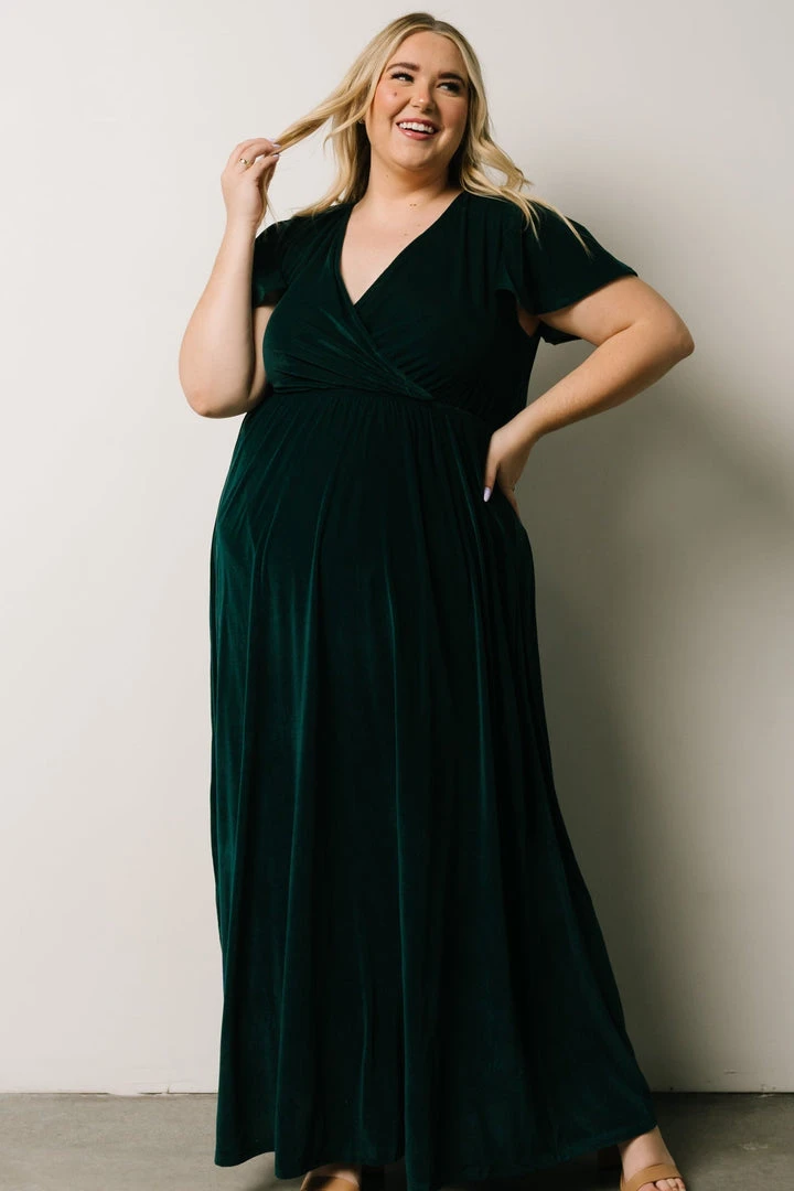 BB Custom Dresses Sulzen Velvet Maxi Dress | Deep Topaz 8 BB Custom Dresses Sulzen Velvet Maxi Dress | Deep Topaz